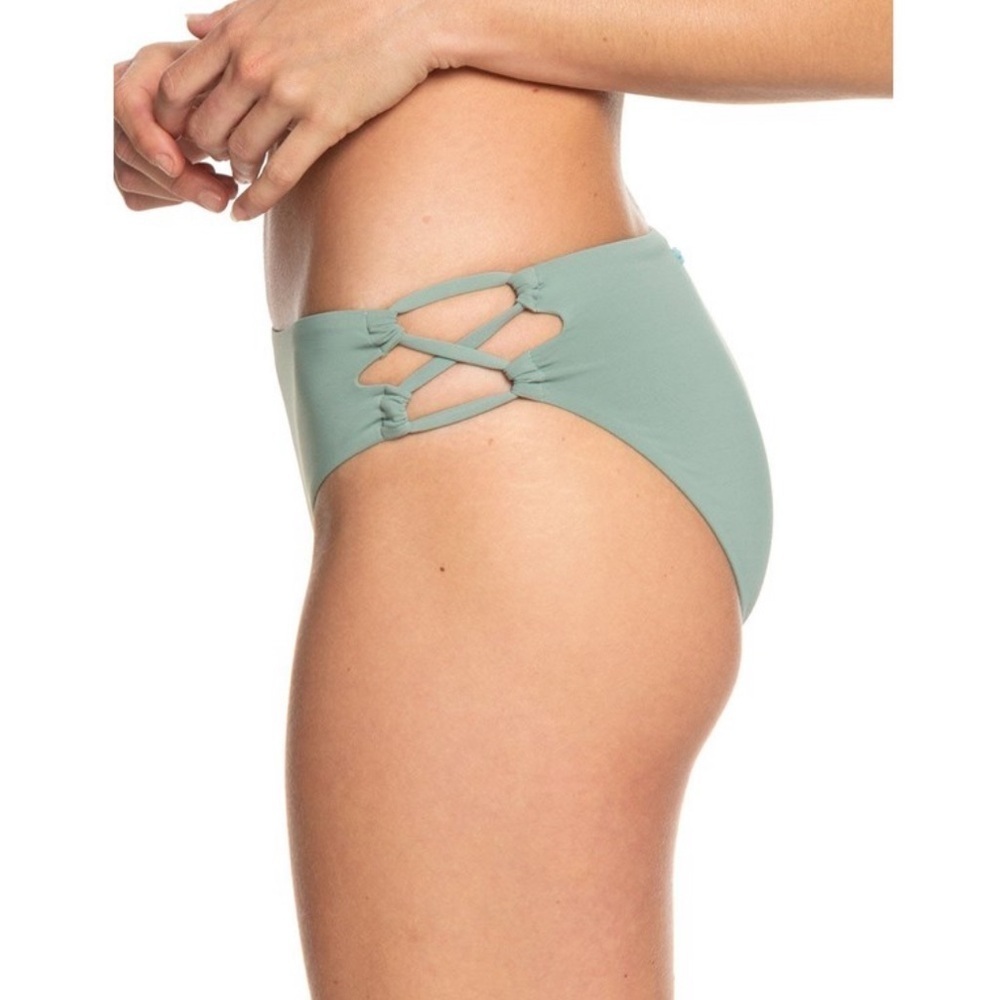 NWT Roxy Beach Classic Lace Up Bikini Bottom size XL